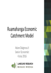 Ruamāhanga Economic Catchment Model by Adam Daigneault preview