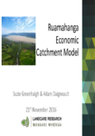 Ruamāhanga Whaitua Economic Catchment Model, by Suzie Greenhalg  preview