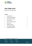 East Pukio Drain maintenance strategy review preview