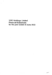 WRC Holdings Ltd - 2020 Annual Report preview