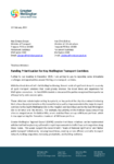 Letter to Ministers Brown and Bishop - Funding Prioritisation for Key Wellington Transport Corridors preview