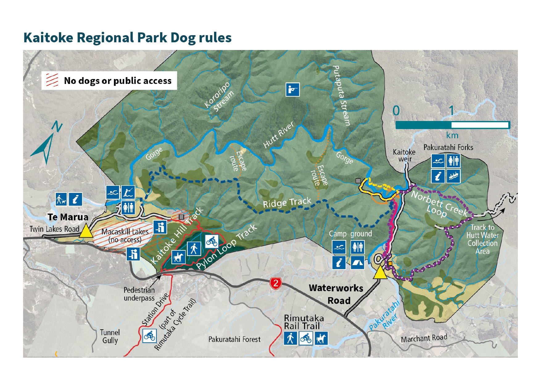 Kaitoke Regional Park Dog rules